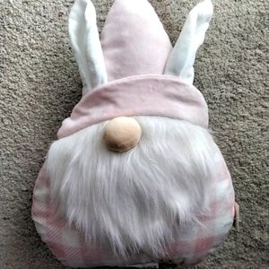 Gnome Bunny pillow